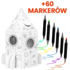 60-piece felt pen set + rocket toy