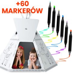 Markerek 60 darabban, plusz Teepee játék