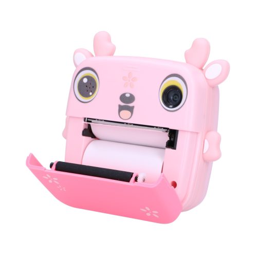 Extralink set, Thermal printer EPP-005 pink + 3 rolls of thermal paper.