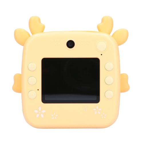 Extralink EPP-006 portable mini printer, yellow + traditional thermal paper, 3 rolls