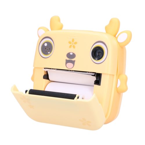 Extralink EPP-006 portable mini printer, yellow + traditional thermal paper, 3 rolls