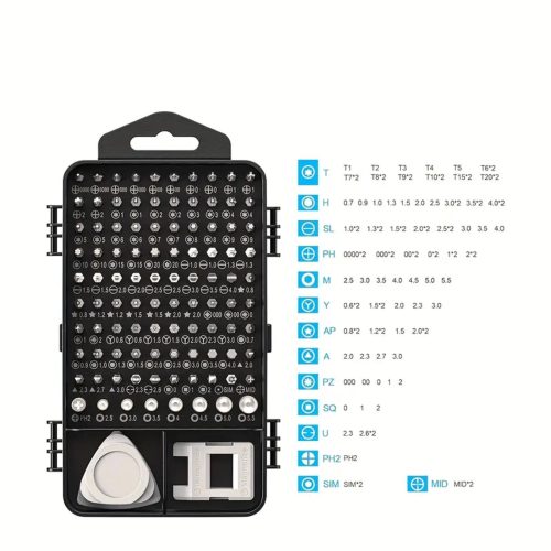 Extralink precíziós csavarhúzókészlet, Torx, 115 az 1-ben - 1308