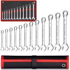 Extralink lapos-villáskulcs készlet, 12 darabos, 8-24 mm - 1293