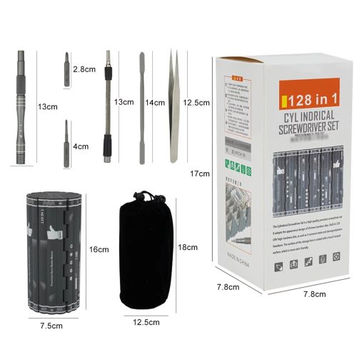 Extralink precíziós mágneses csavarhúzókészlet, 128 darabos - 1307