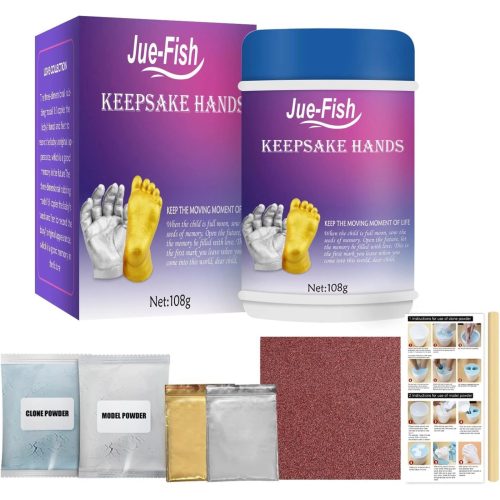 Extralink kéz- és lábnyomat készítő készlet gipszből gyerekeknek - 1391