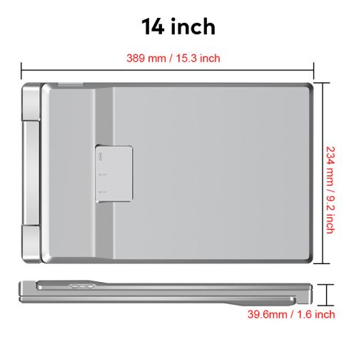 Extralink Smart Life 14" képernyős, kétszámítógép-monitor 12"-es és 17,3"-as laptopokhoz S7