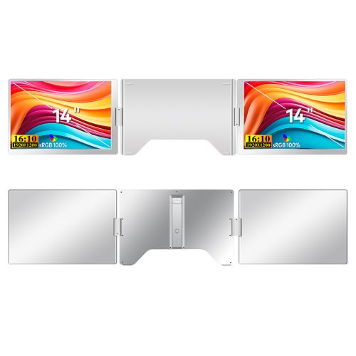 Extralink Smart Life 14" két képernyős monitor laptopokhoz, 12"-tól 17,3"-ig, S688