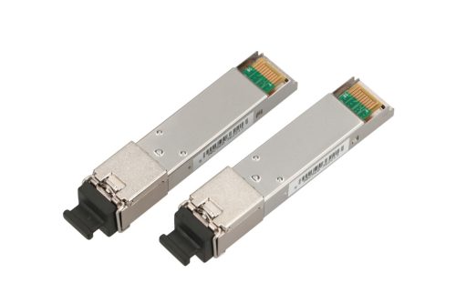 Extralink SFP 1.25G, SFP WDM module, 1.25 Gbps, 1310/1550 nm, single-mode, 20 km, SC connector, DOM, pair