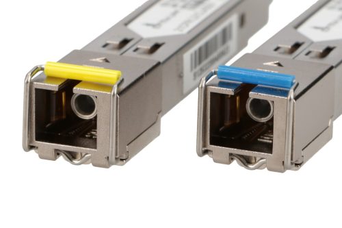 Extralink SFP 1.25G, SFP WDM module, 1.25 Gbps, 1310/1550 nm, single-mode, 20 km, SC connector, DOM, pair
