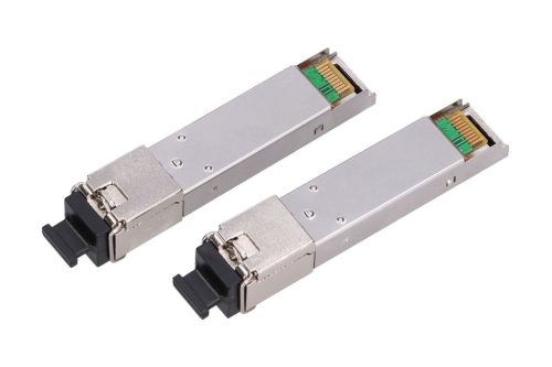 Extralink SFP 1.25G, SFP WDM Modul, 1,25 Gbps, 1310/1550 nm, Einzelmodus, 3 km, SC Anschluss, DOM, Paar