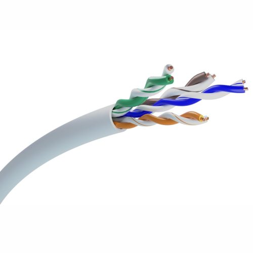 Extralink CAT5e UTP (U/UTP) V2 beltéri sodrott érpár, 50 méter