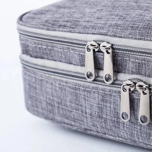 Extralink travel organizer case, XL size, for cables, chargers, USB accessories, with handle