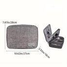 Extralink travel organizer case, XL size, for cables, chargers, USB accessories, with handle