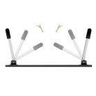 Extralink laptopasztal, ágyba helyezhető, 40x60 cm, barna