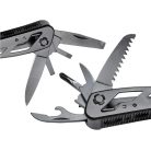 Extralink multitool zsebkés, 20 az 1-ben, tokkal, fekete