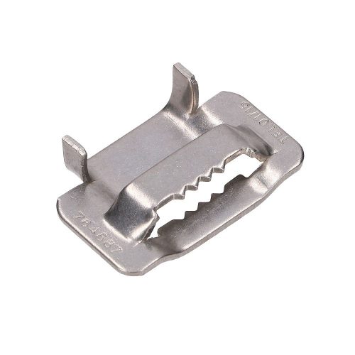 Extralink, Steel clamp for 20mm steel strap, serrated