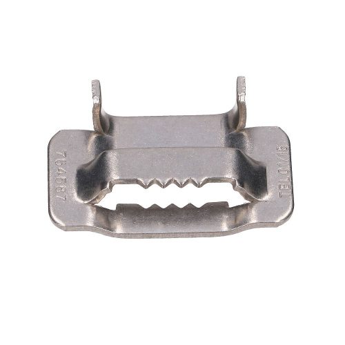 Extralink, Steel clamp for 20mm steel strap, serrated