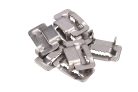 Extralink, Steel clamp for 20mm steel strap, serrated