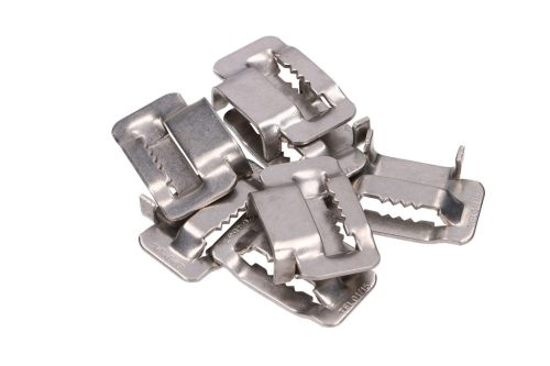 Extralink, Steel clamp for 20mm steel strap, serrated