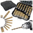 Extralink univerzális Titan bevonatú fúrókészlet fémhez és fához, 1,5-10 mm, 99 darab - 1396