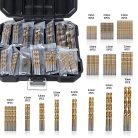Extralink univerzális Titan bevonatú fúrókészlet fémhez és fához, 1,5-10 mm, 99 darab - 1396