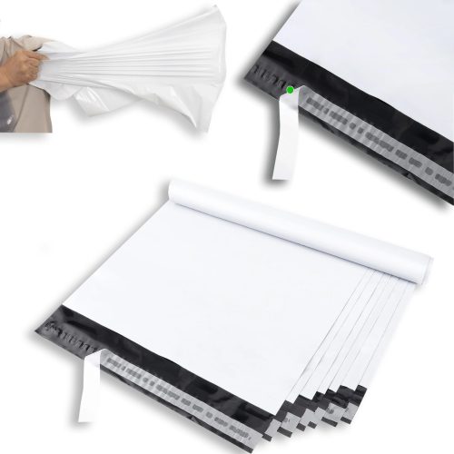 Extralink fehér futártasak C3 méretben (350x460 mm), 50 darab – 017