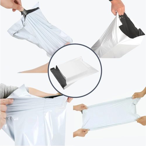 Extralink fehér futártasak C3 méretben (350x460 mm), 50 darab – 017