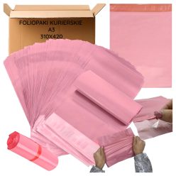   Extralink FolioPaki kurírszolgálati rózsaszín A3 310x420, 50 db - 004