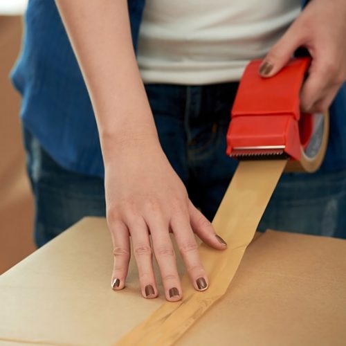 Extralink ragasztószalag, erős és tartós, barna, 48x60m