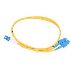   Extralink LC/UPC-SC/UPC, Patchcord, Egy módusú, duplex, G652D, 3mm, 5m