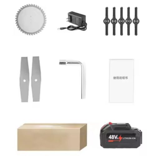 Extralink szálas fűkaszáló, kerti sarló, fűnyíró, kerekeken, XXL készlet