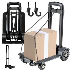   Extralink Einkaufswagen, zusammenklappbar, mit teleskopischem Griff, 40 kg Tragfähigkeit