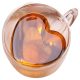 Extralink Home szerelmes pohár, szív alakú duplafalú, hőálló, 250 ml