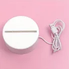 Extralink Home éjjeli lámpa, átszúrt szívek 3D optikai illúzióval, USB-szal a hálószobához