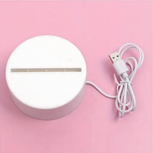 Extralink Home éjjeli lámpa, átszúrt szívek 3D optikai illúzióval, USB-szal a hálószobához