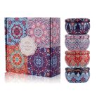 Extralink Home - 4 darabos illatos szójagyertya készlet ajándékdobozban, W-1505 modell