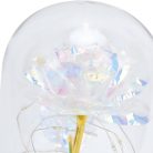 Extralink Home örök rózsa üvegben világító LED-del, fehér, W-1496