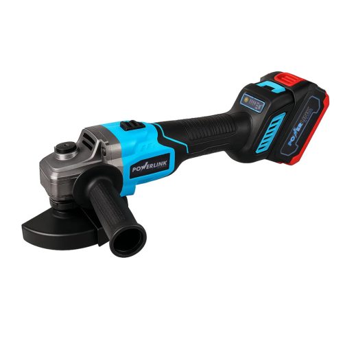 Extralink Powerlink cordless angle grinder PWL-AG803 | with handle | 8500 RPM | 2×4 Ah battery