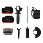 Extralink Powerlink Akku-Werkzeugset | Winkelschleifer PWL-AG815, Bohrhammer PWL-6608, Schlagbohrschrauber PWL-CD1016