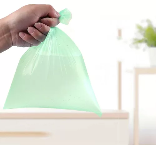 Extralink kutyaürülék-gyűjtő zacskó, erős, zöld, biológiailag lebomló, 8 tekercs, 120 db
