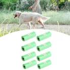 Extralink kutyaürülék-gyűjtő zacskó, erős, zöld, biológiailag lebomló, 8 tekercs, 120 db