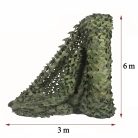 Black Forest camouflage net, for military and garden use, 3x6 meters, with Moro pattern - 1449