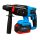 Extralink Powerlink cordless hammer drill and chisel PWL-6608 | 26 mm | 20V | 2×4 Ah battery