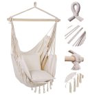 Black Forest Hängematte, Brasilien Stuhl 100x130cm Beige