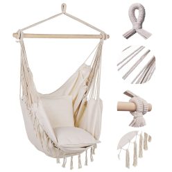 Black Forest Hängematte, Brasilien Stuhl 100x130cm Beige