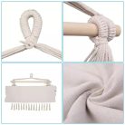 Black Forest Hängematte, Brasilien Stuhl 100x130cm Beige