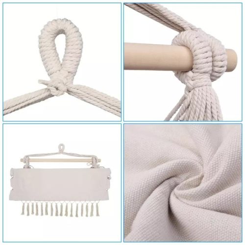 Black Forest Hängematte, Brasilien Stuhl 100x130cm Beige