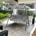 Black Forest Kerti hinta, 170x110x153cm Bézs