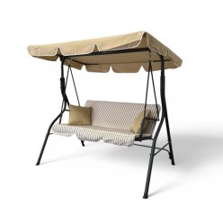 Black Forest Garten Schaukel, 170x110x153cm Grün und Weiß