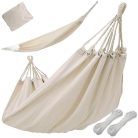 Black Forest Hängematte, beige Einzelbett 195x100cm mit Decke